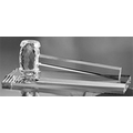 Blackstone Faceted Gavel Award on Base - Optic Crystal